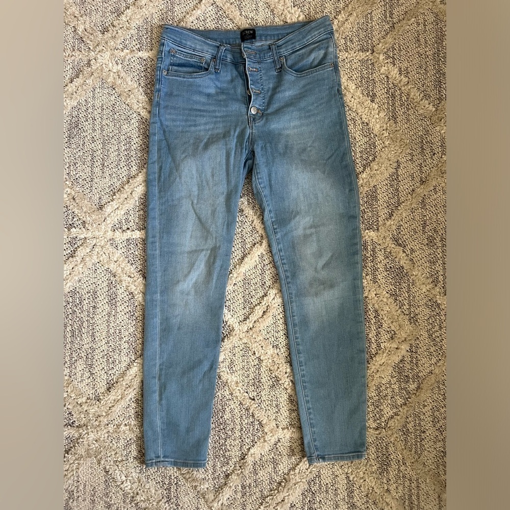 J.Crew Women's Jeans High Rise skinny Size 29 blue jeans no holes